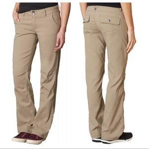 PrAna Women's Halle Pants Convertible Hiking Outdoor Dark Khaki Size 12